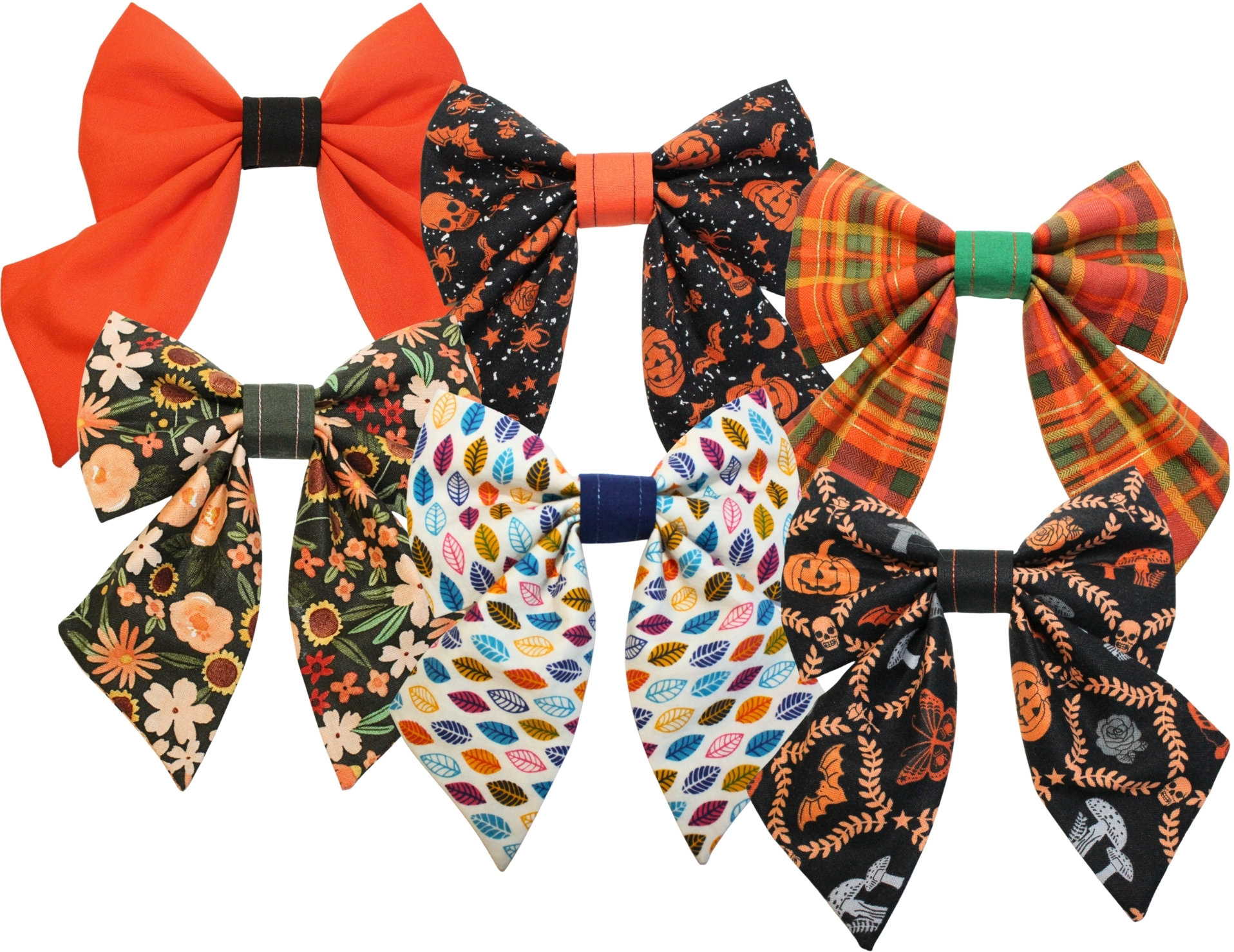 Fall/Spooky Season ∙ Floppy Bow Hair Barrette