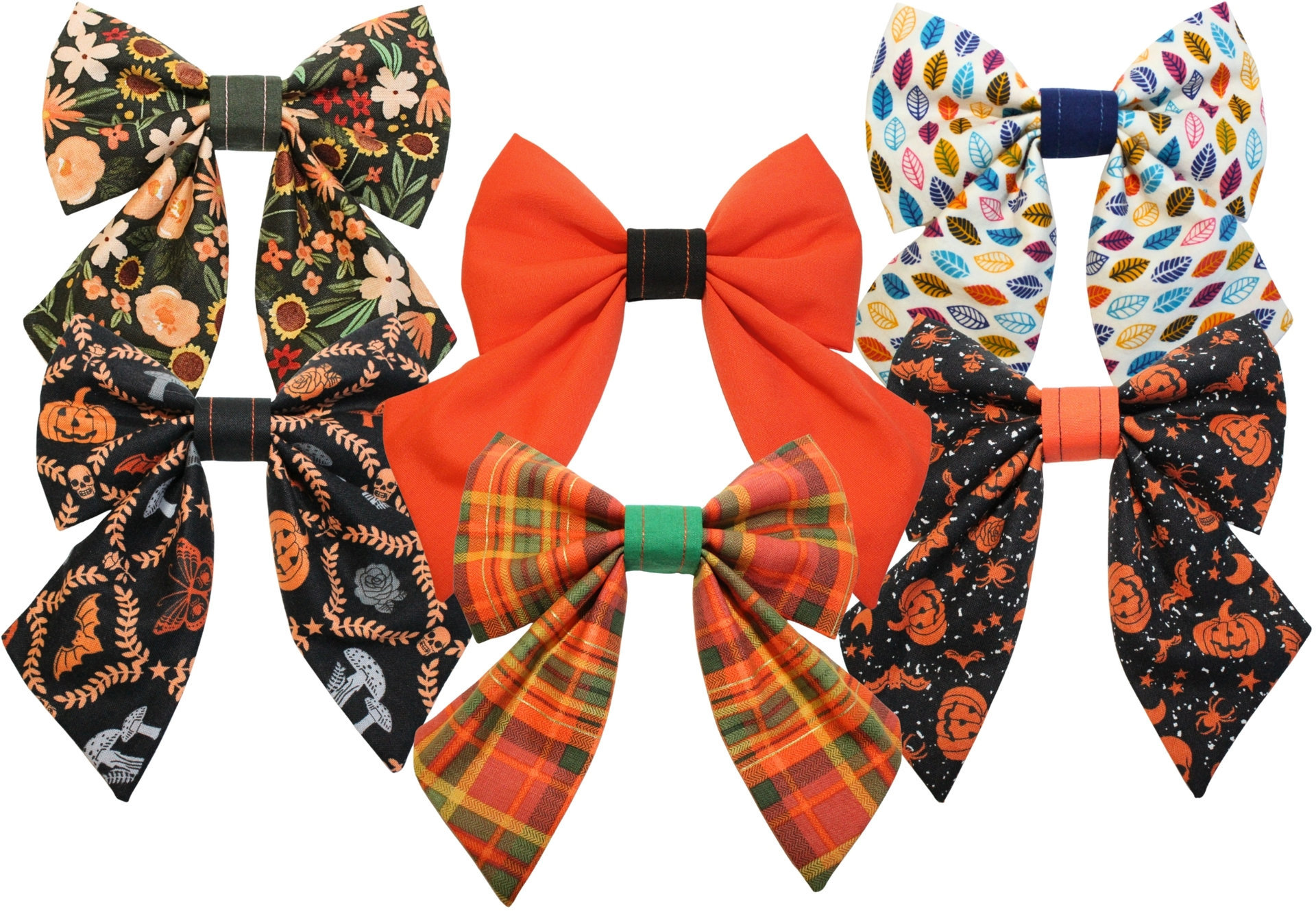 Fall/Spooky Season ∙ Floppy Bow for Collar